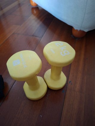 2 Pesas Amarillas Decathlon 2kg