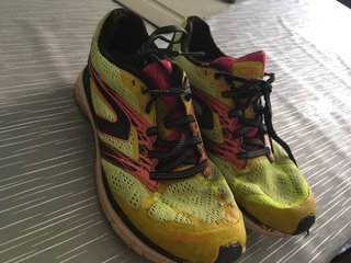 Zapatillas Kalenji Mujer Amarillas y Rosas