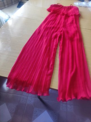 Mono Zara Gasa Rojo Talla M