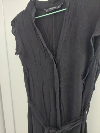 Vestido negro Zara Talla M