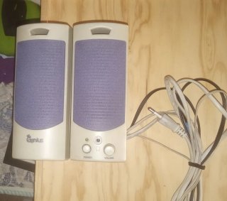Altavoces Genius PC Gris y Morado