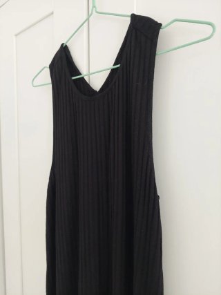 Vestido negro Mango Talla M