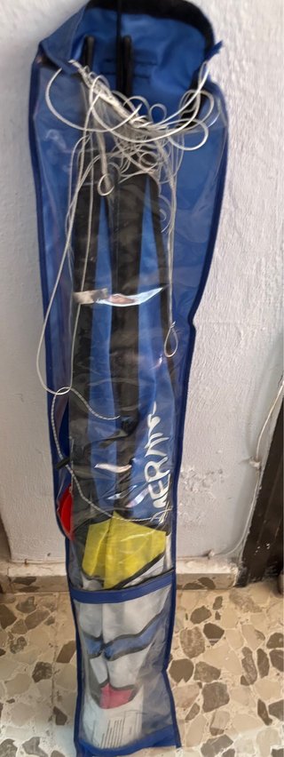 Cometa con bolsa y accesorios