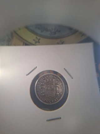 Moneda 20 céntimos 1869 escuchó oferta