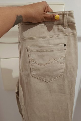 Pantalón Beige Skinny mujer