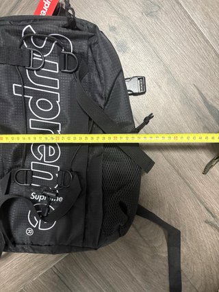Mochila Supreme Negra 2 Bolsillos