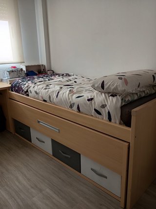 Cama nido juvenil con cajones