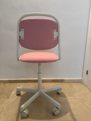 Silla de estudio infantil rosa