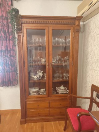 Conjunto de salón en madera maciza