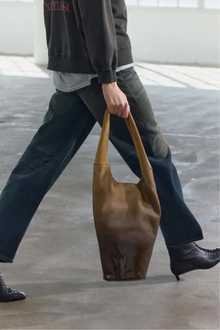 Bolso Zara efecto degradado piel