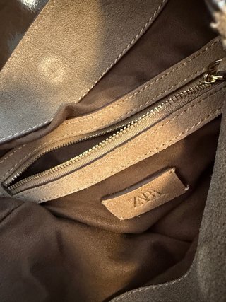 Bolso Zara efecto degradado piel
