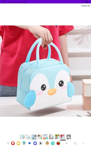 Bolsa Nevera Infantil Pingüino nuevo