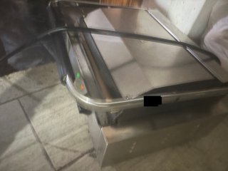 Plancha profesional de acero inoxidable