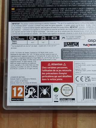 Star Wars Racer + Commando Nintendo Switch