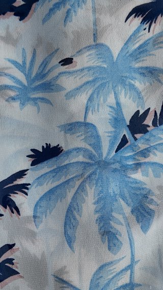 Blusa veraniega palmeras talla única