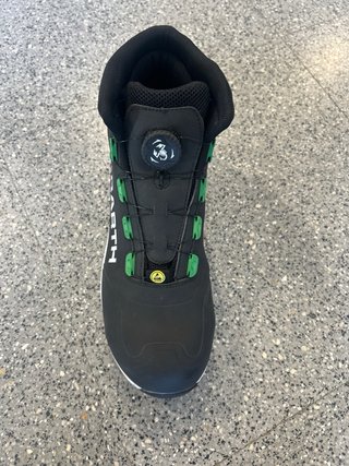 Botas de Seguridad Abarth Negras y Verdes