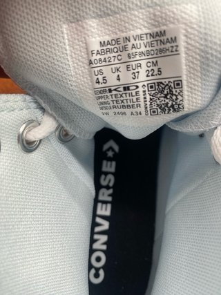 Converse All Star Platform Azzurre