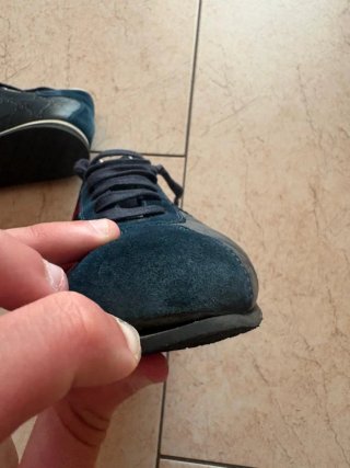 Scarpe Gucci Pelle Blu Uomo 41.5 Originali