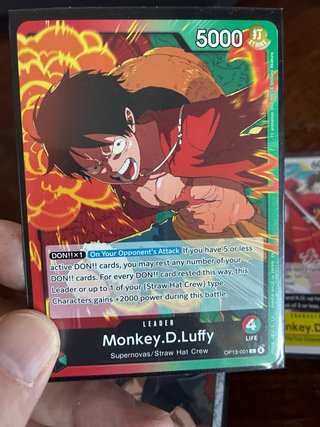 One Piece TCG Monkey D. Luffy Cartas