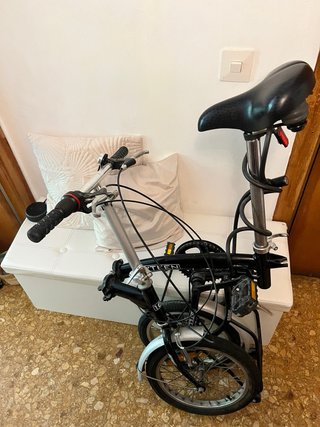 Bicicleta Plegable Negra 16