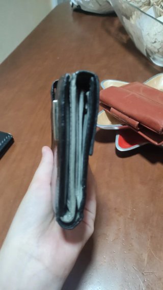 Cartera de piel MACHINE BY BASSICO negra