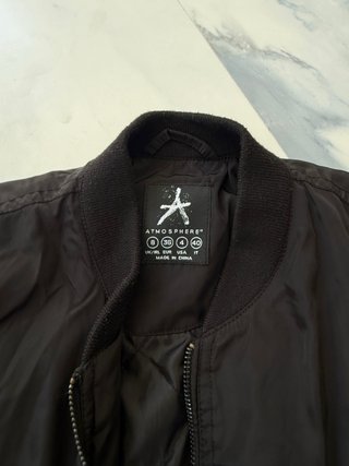 Chaqueta Bomber Negra Primark Talla S