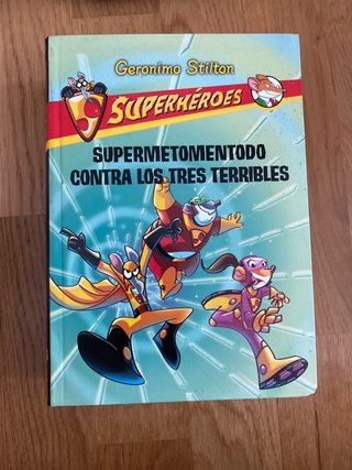 Lote de libros Gerónimo Stilton: superhéroes
