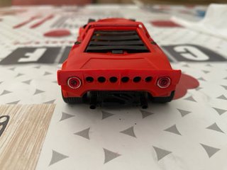 Scalextric Coche Lancia Stratos Rojo Rally Exin.