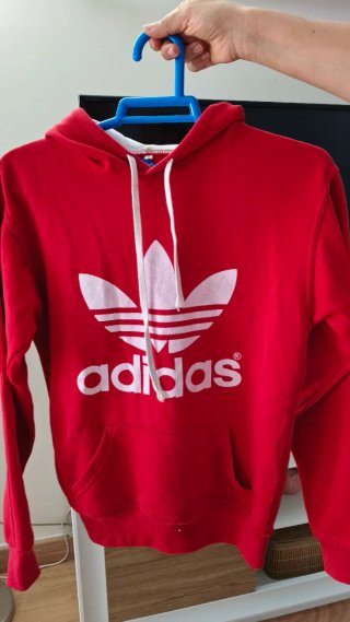 Sudadera Adidas Roja Unisex