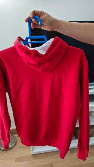 Sudadera Adidas Roja Unisex