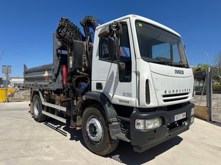 Iveco ML180E28 Grúa PM250 Volquete