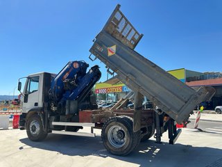 Iveco ML180E28 Grúa PM250 Volquete