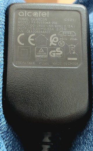 Teléfono Móvil Alcatel 2057D Negro