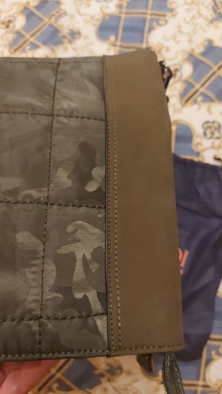 Pochette Trussardi verde camouflage