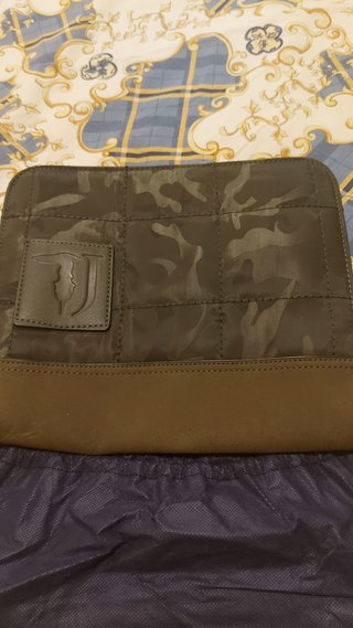 Pochette Trussardi verde camouflage