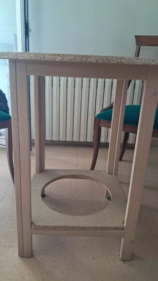 Mesa camilla redonda brasero