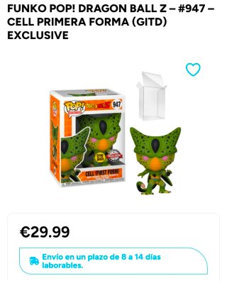 Funko Pop Cell First Form 947 Dragon Ball Z