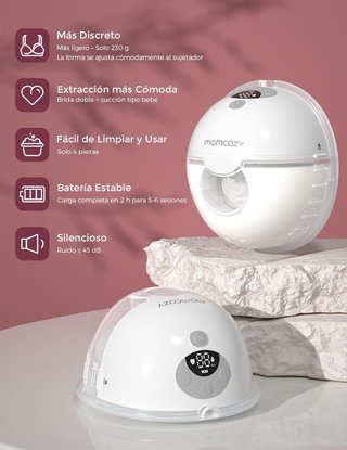 Momcozy M5 Sacaleches Eléctrico Portátil (120€)