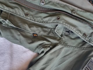 Chaqueta M65 Alpha Industries Verde oliva