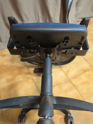 Silla Oficina Ikea Azul Respaldo medio