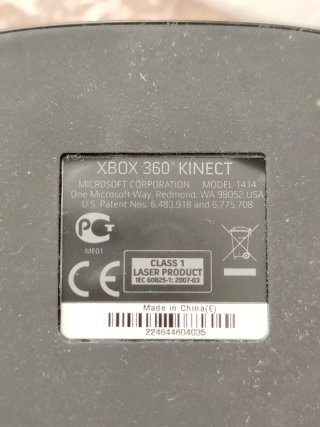 Xbox 360 Kinect Nero
