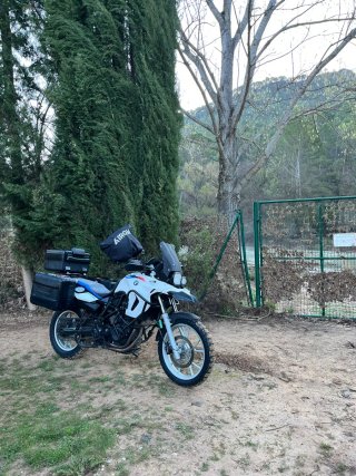 BMW F650GS A2 Limitada Blanca