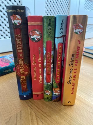 Lote de 5 libros de Gerónimo Stilton