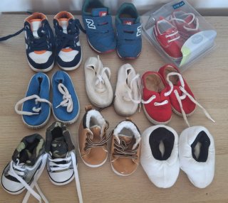 Lote Zapatos Bebé Niña/Niño talla 18/20