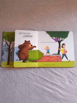 Libro infantil Animales al tren