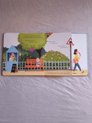 Libro infantil Animales al tren