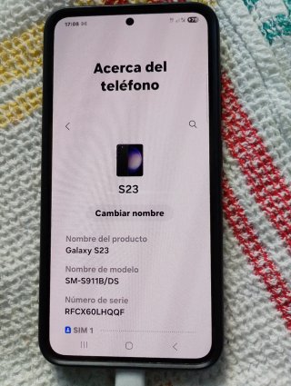 Samsung S23 Negro