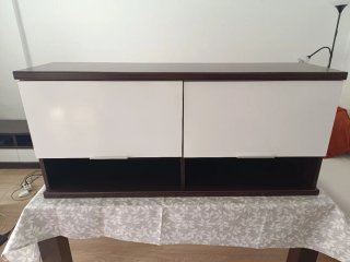 Conjunto de salón: repisa, mueble TV y mueble bar