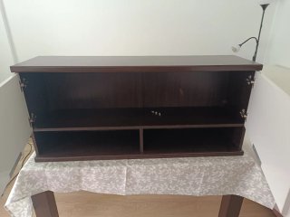 Conjunto de salón: repisa, mueble TV y mueble bar