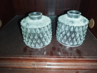 Tulipas de cristal de lámpara